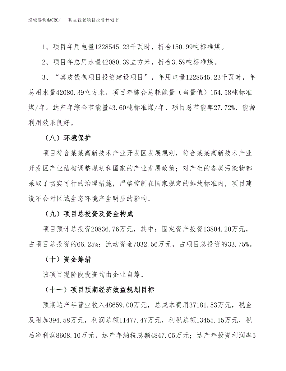 真皮钱包项目投资计划书(融资报告).docx_第2页