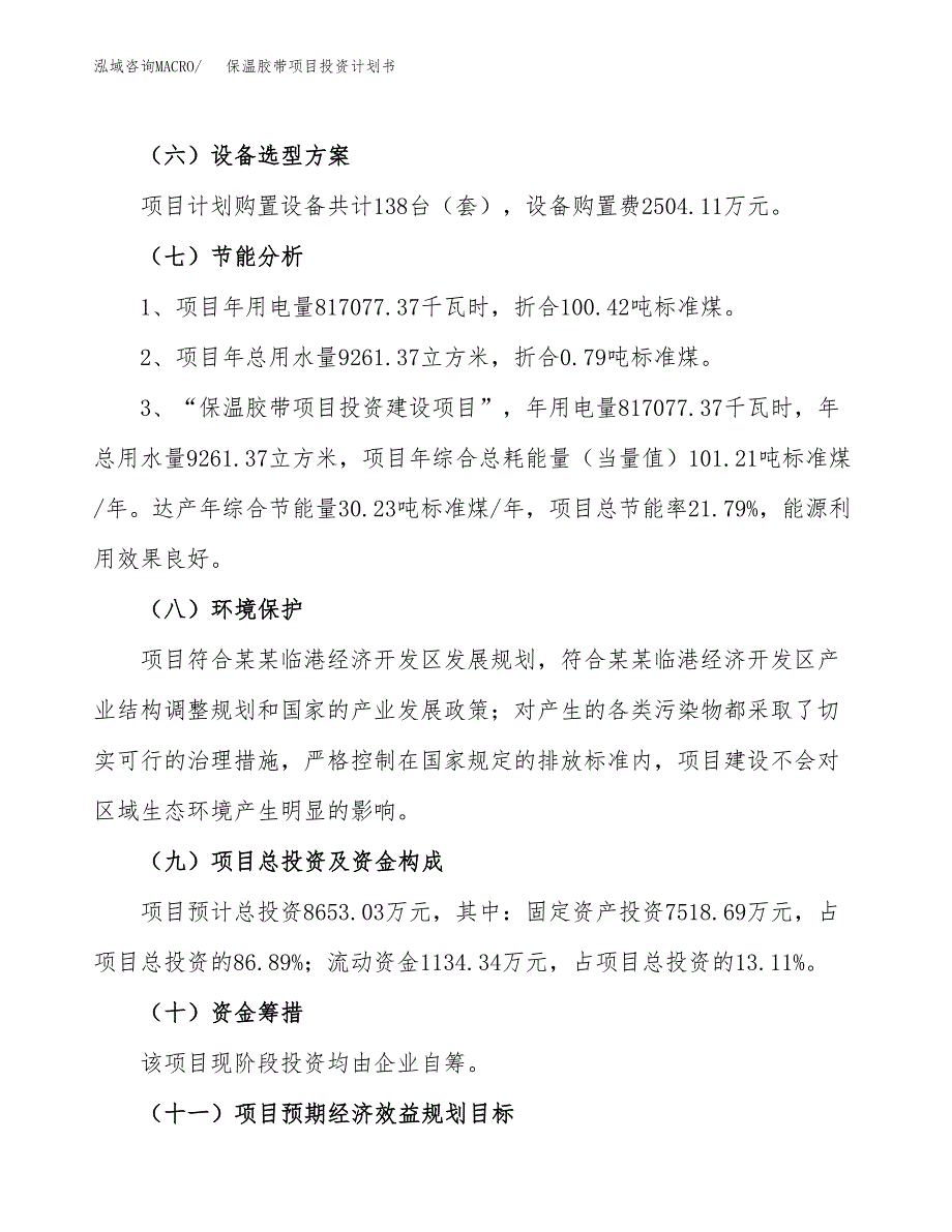 保温胶带项目投资计划书(融资报告).docx_第2页