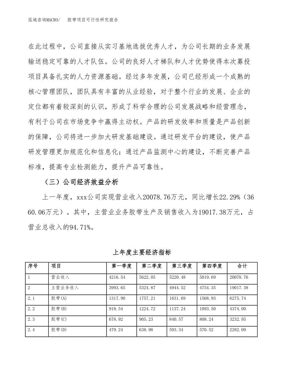 胶带项目可行性研究报告标准模板.docx_第5页