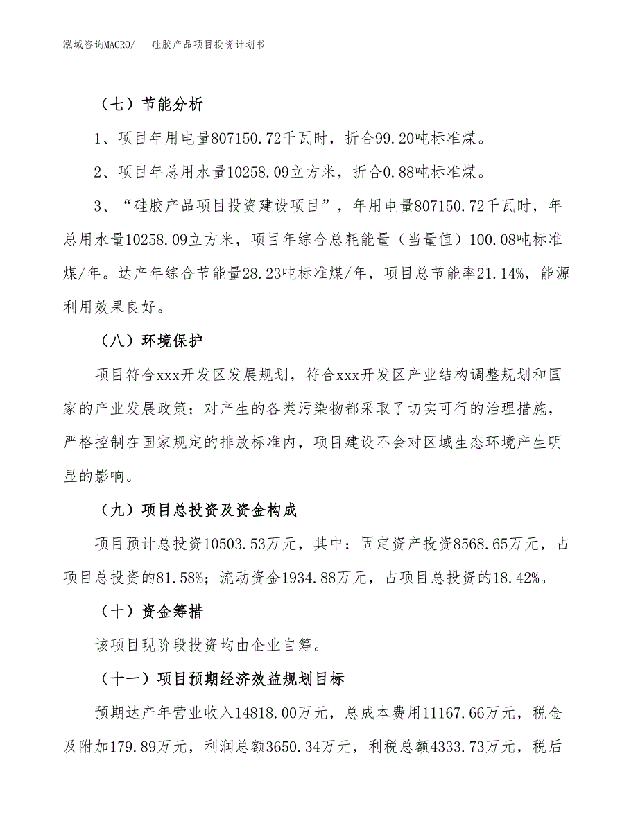 硅胶产品项目投资计划书(融资报告).docx_第2页