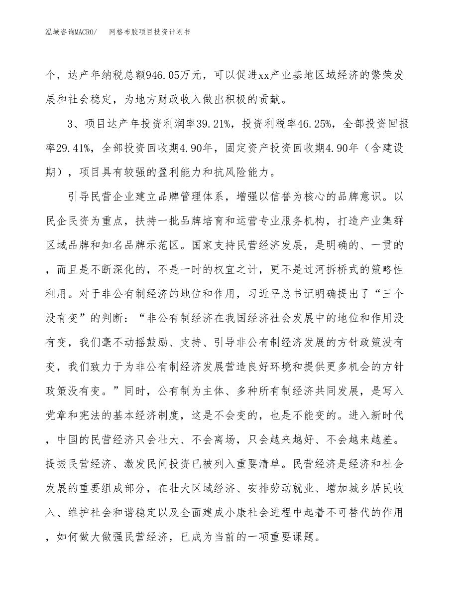 网格布胶项目投资计划书(融资报告).docx_第4页