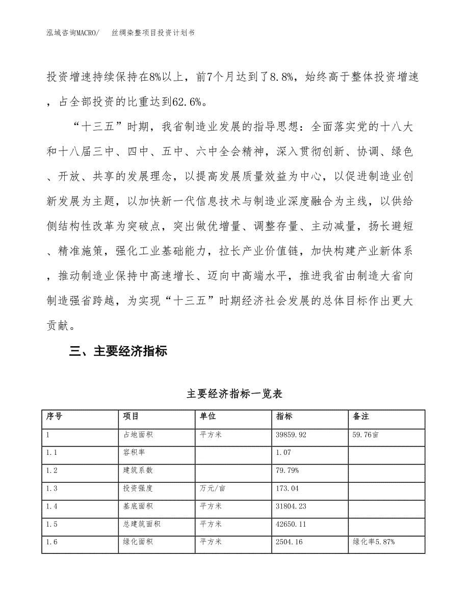 丝绸染整项目投资计划书(融资报告).docx_第5页