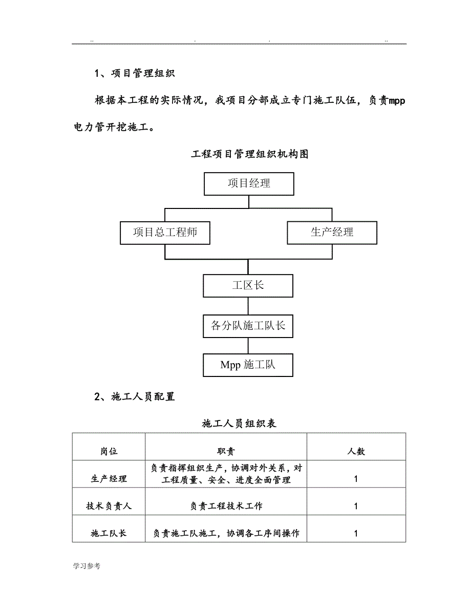 电缆排管程施工设计方案_第2页