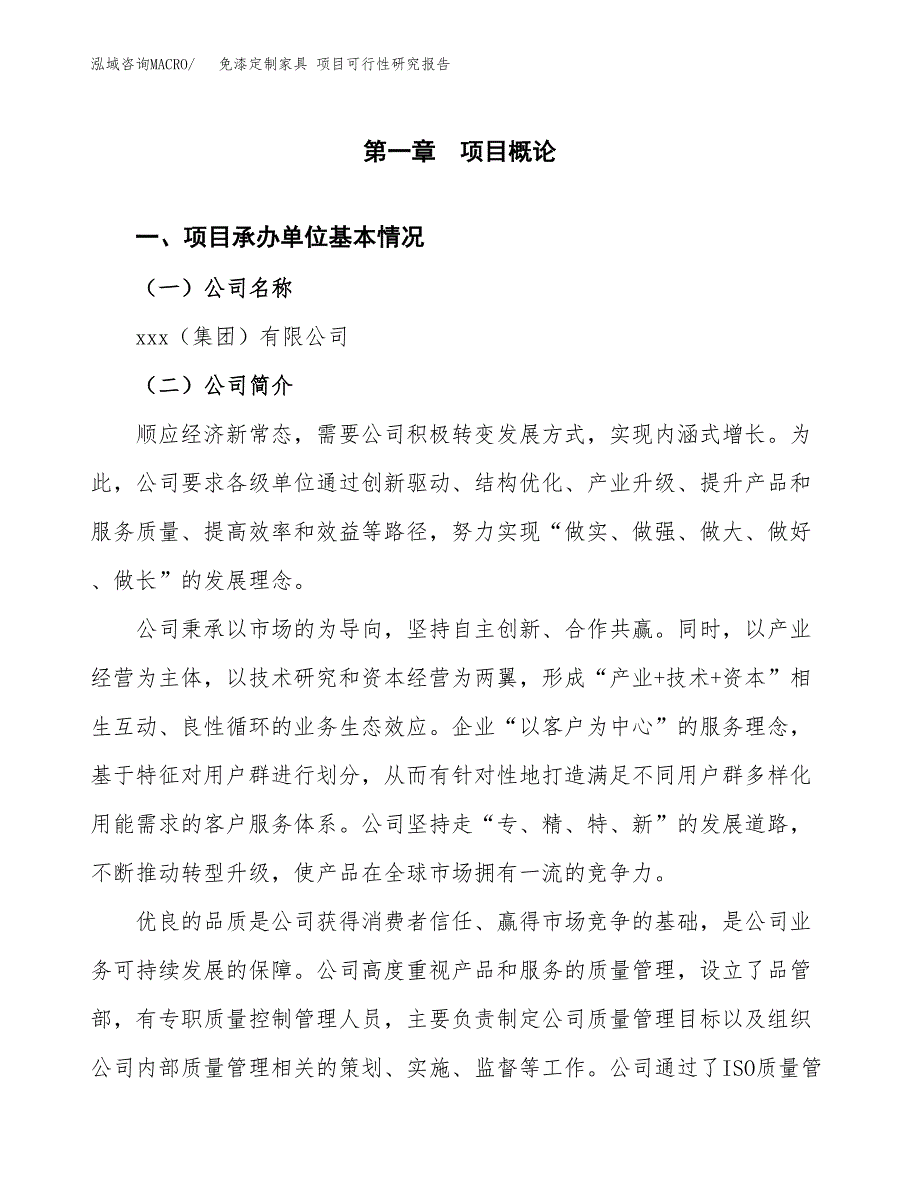 免漆定制家具 项目可行性研究报告（总投资9000万元）（39亩）_第3页