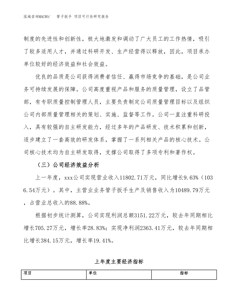 管子扳手 项目可行性研究报告（总投资15000万元）（65亩）_第4页