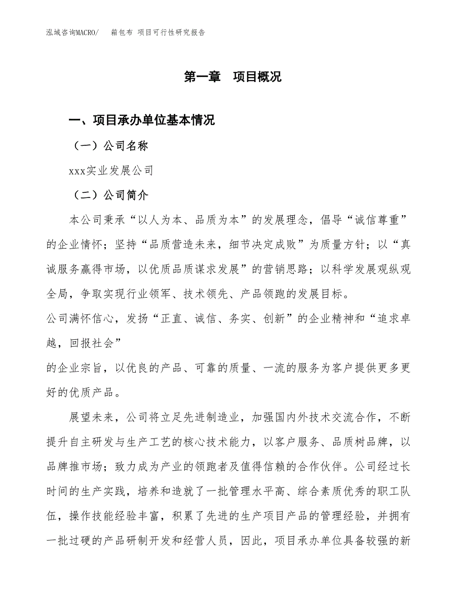 箱包布 项目可行性研究报告（总投资5000万元）（20亩）_第3页