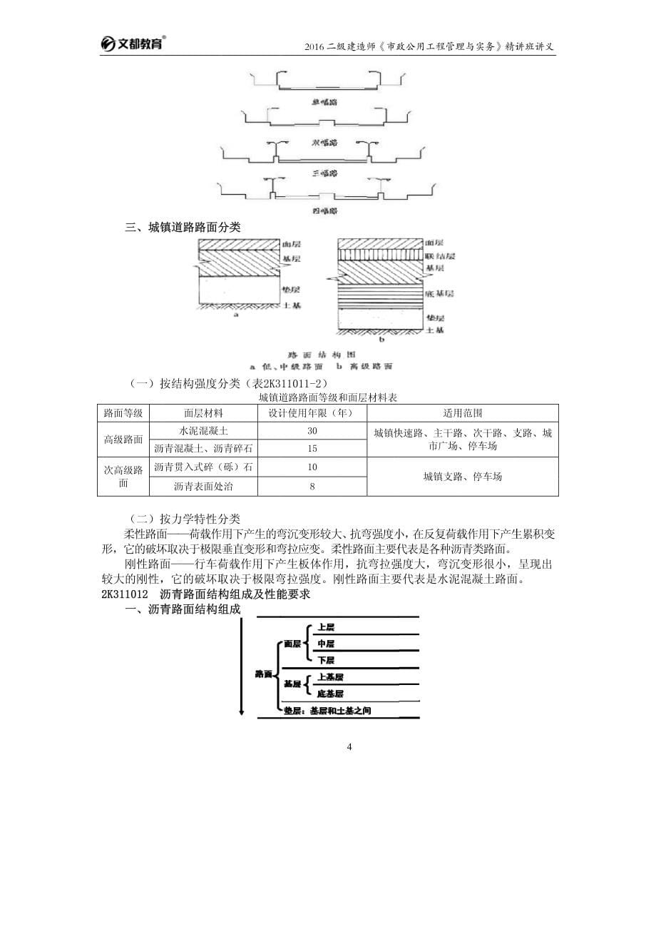 2016年二级建造师《市政公用工程管理与实务》精讲班讲义(陈明)_第5页