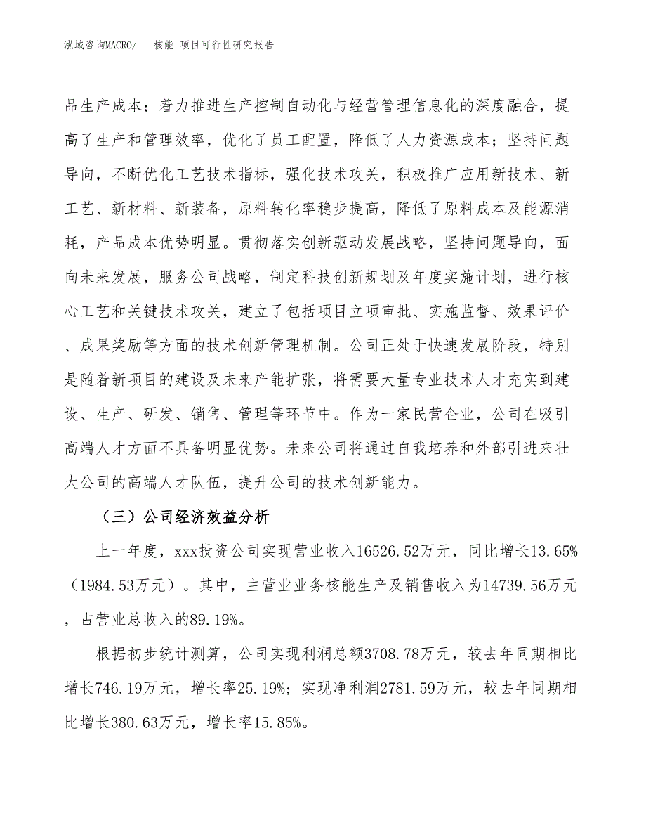 核能 项目可行性研究报告（总投资8000万元）（31亩）_第4页