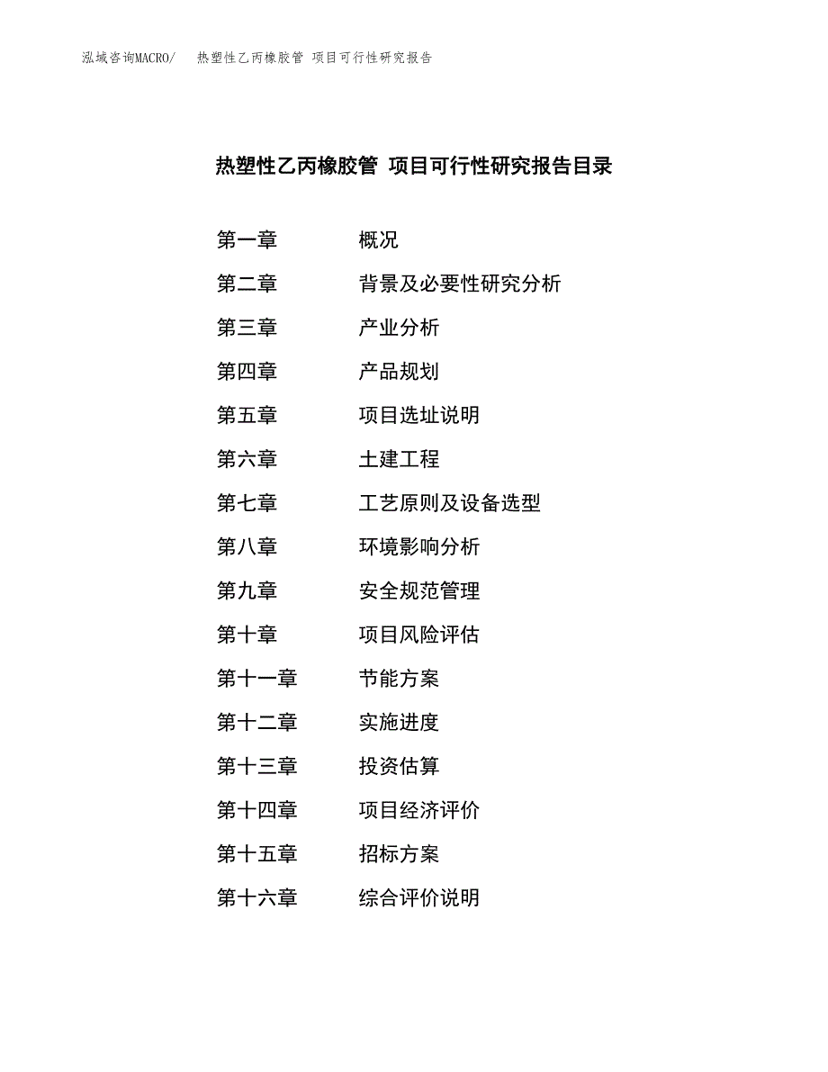 热塑性乙丙橡胶管 项目可行性研究报告（总投资16000万元）（77亩）_第2页