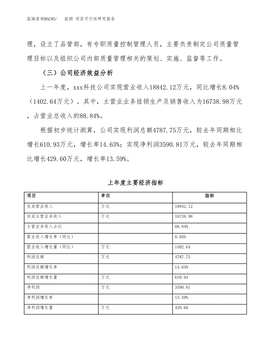 挂锁 项目可行性研究报告（总投资18000万元）（75亩）_第4页