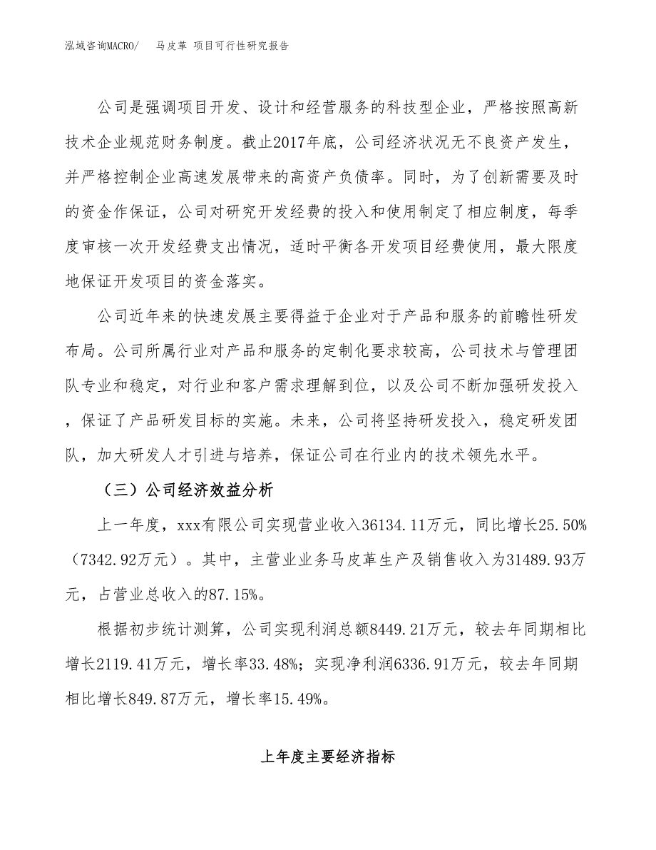 马皮革 项目可行性研究报告（总投资19000万元）（73亩）_第4页