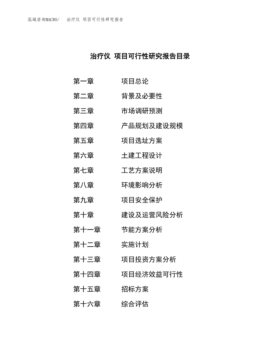 治疗仪 项目可行性研究报告（总投资5000万元）（28亩）_第2页