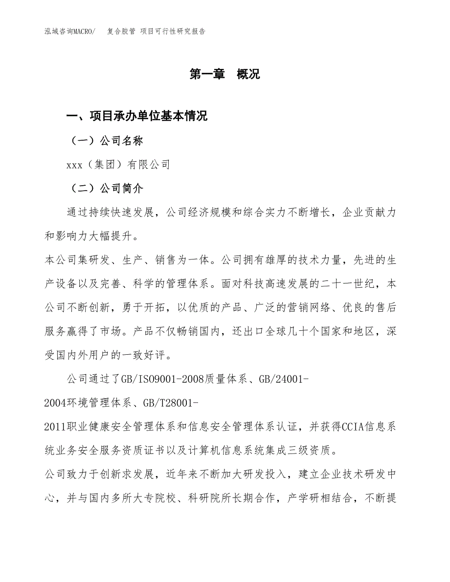 复合胶管 项目可行性研究报告（总投资17000万元）（66亩）_第3页