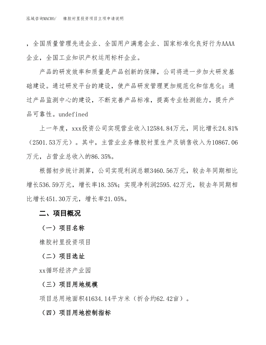 橡胶衬里投资项目立项申请说明.docx_第2页