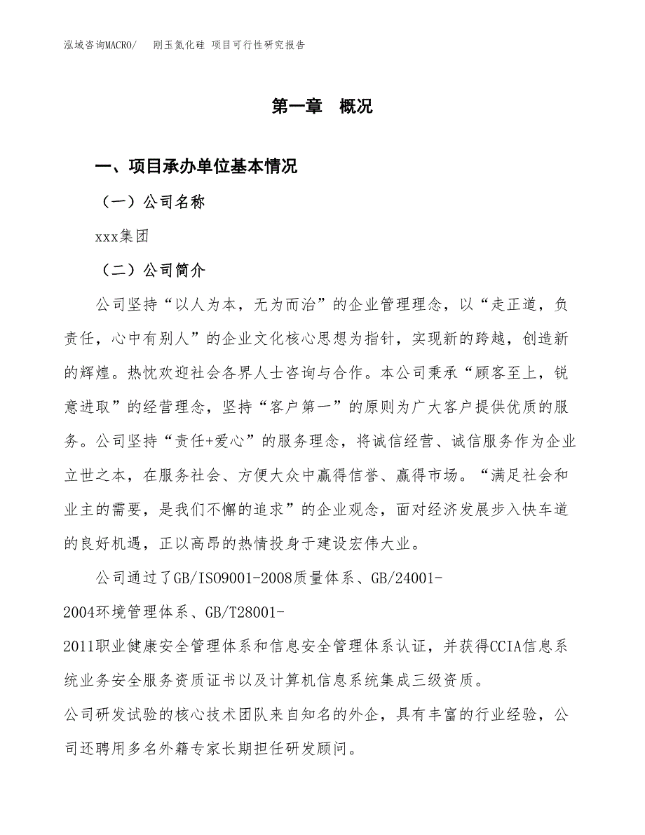 刚玉氮化硅 项目可行性研究报告（总投资15000万元）（70亩）_第3页