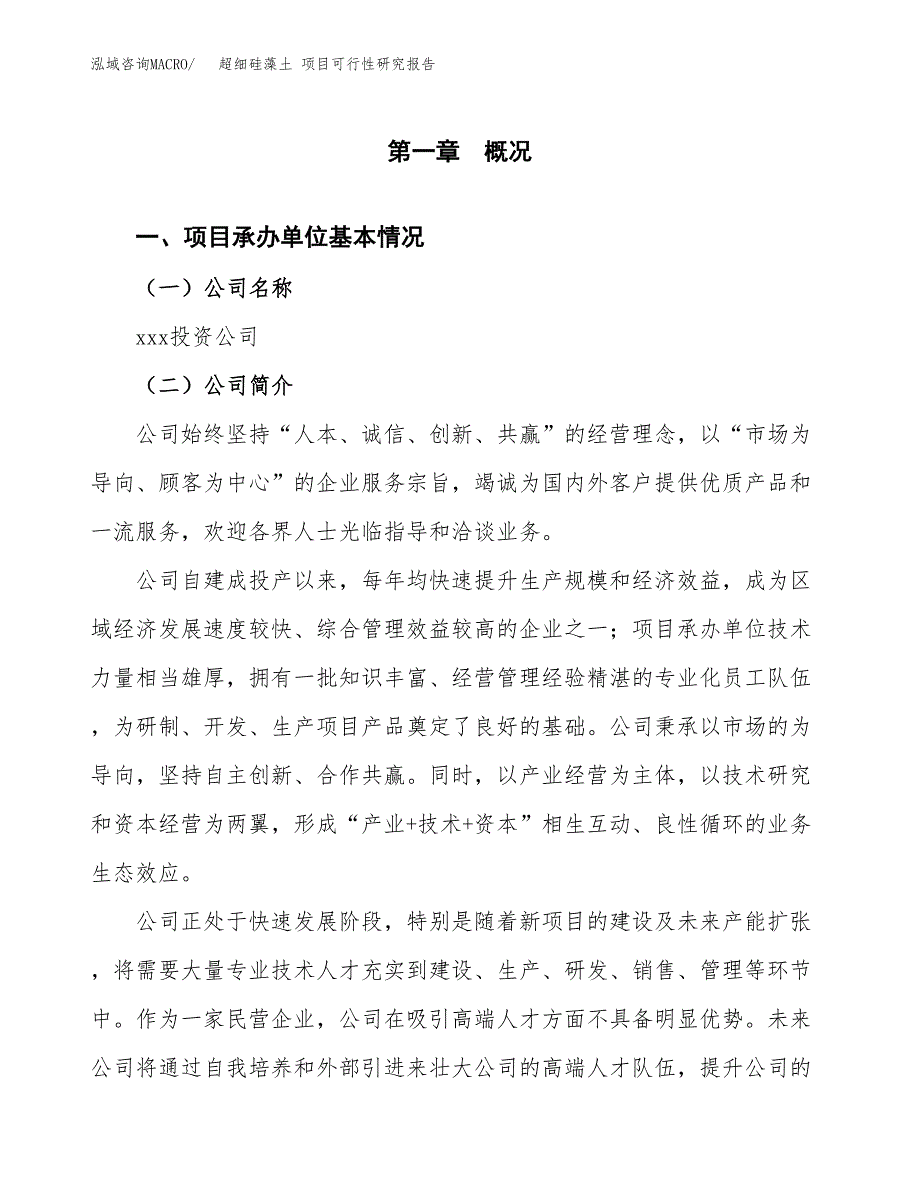 超细硅藻土 项目可行性研究报告（总投资6000万元）（24亩）_第3页