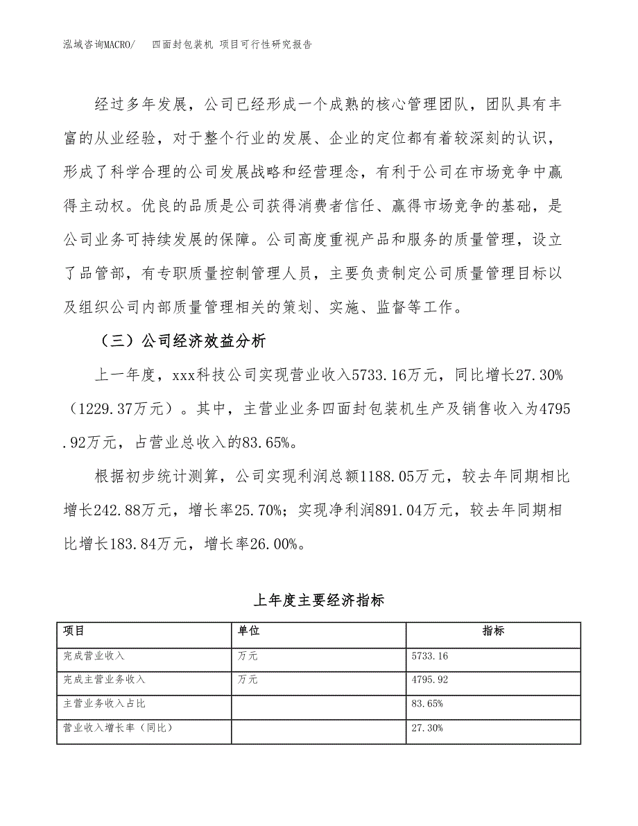 四面封包装机 项目可行性研究报告（总投资5000万元）（22亩）_第4页