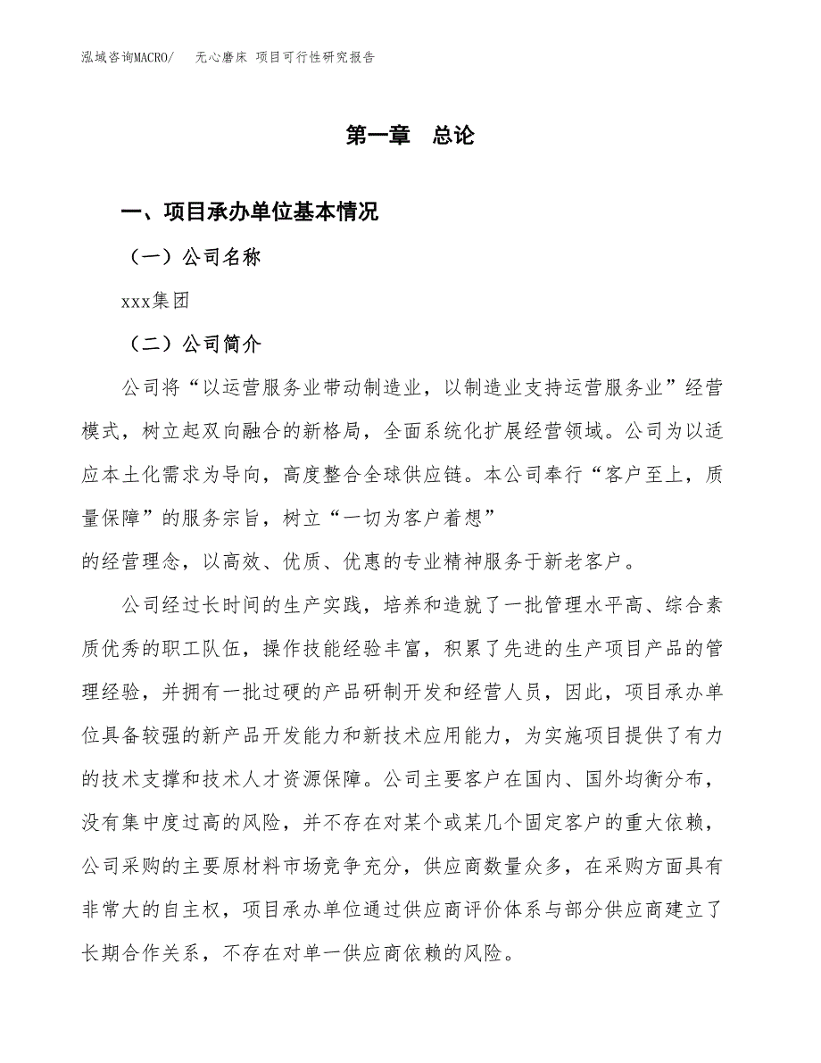 无心磨床 项目可行性研究报告（总投资2000万元）（10亩）_第3页