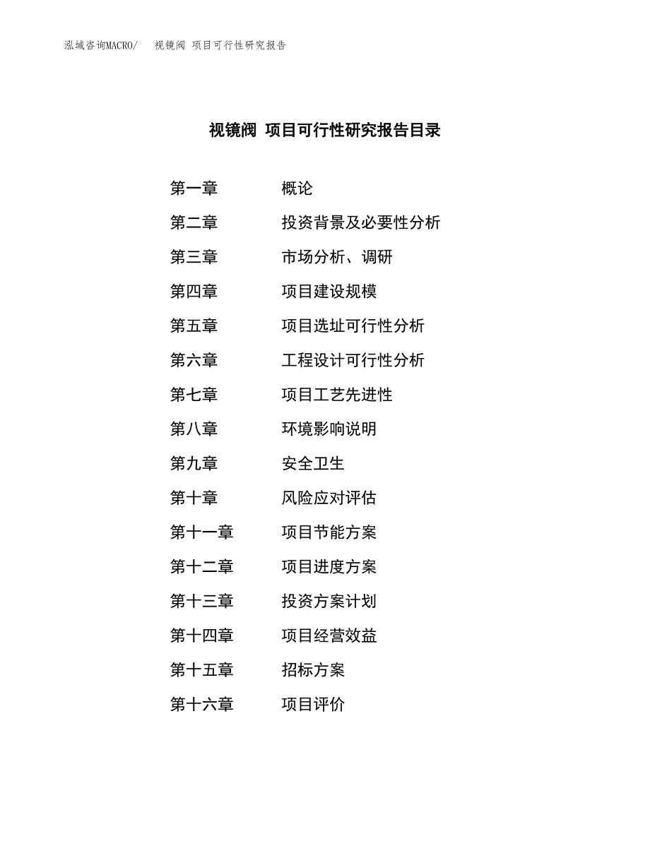 视镜阀 项目可行性研究报告（总投资16000万元）（65亩）_第2页