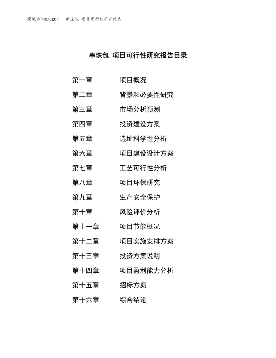 串珠包 项目可行性研究报告（总投资12000万元）（58亩）_第2页