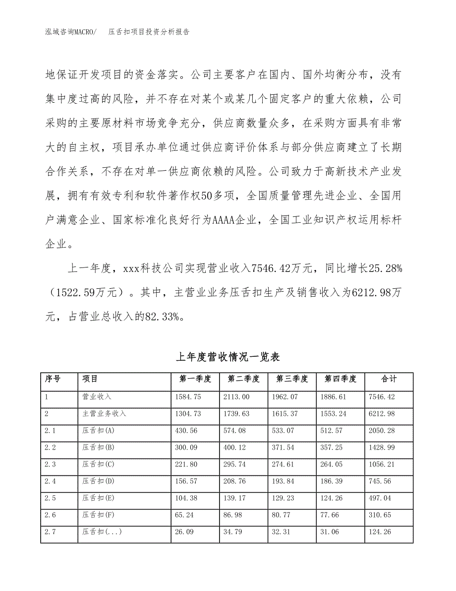 压舌扣项目投资分析报告（总投资5000万元）（19亩）_第3页