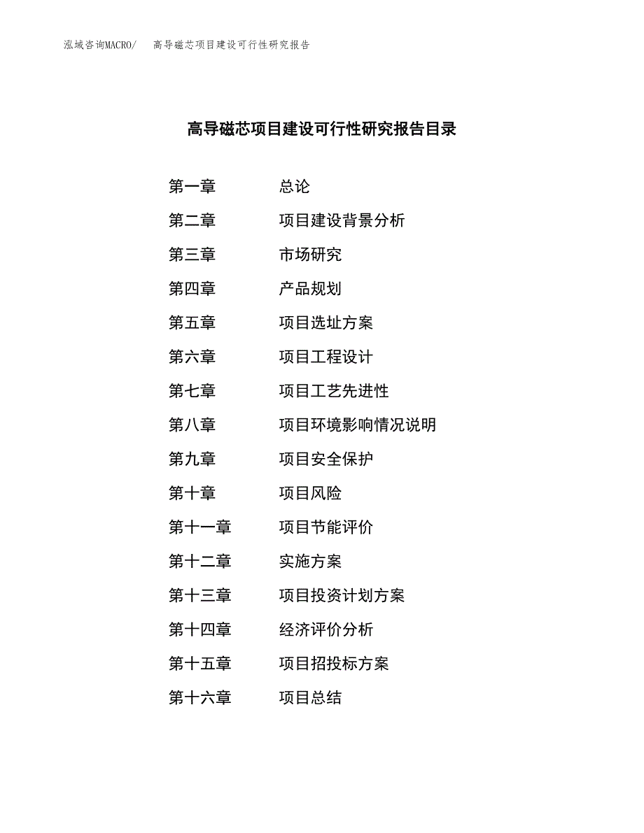 高导磁芯项目建设可行性研究报告.docx_第3页