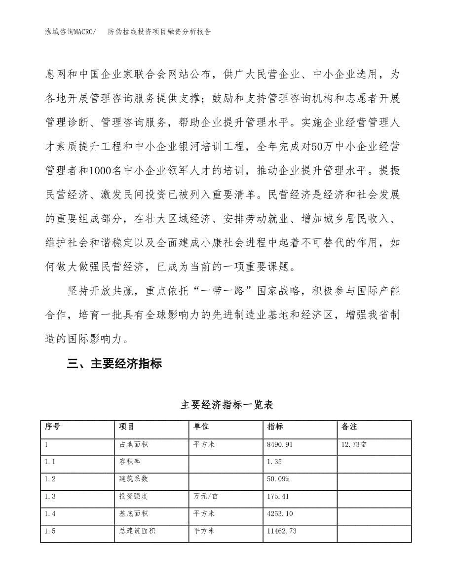 防伪拉线投资项目融资分析报告.docx_第5页