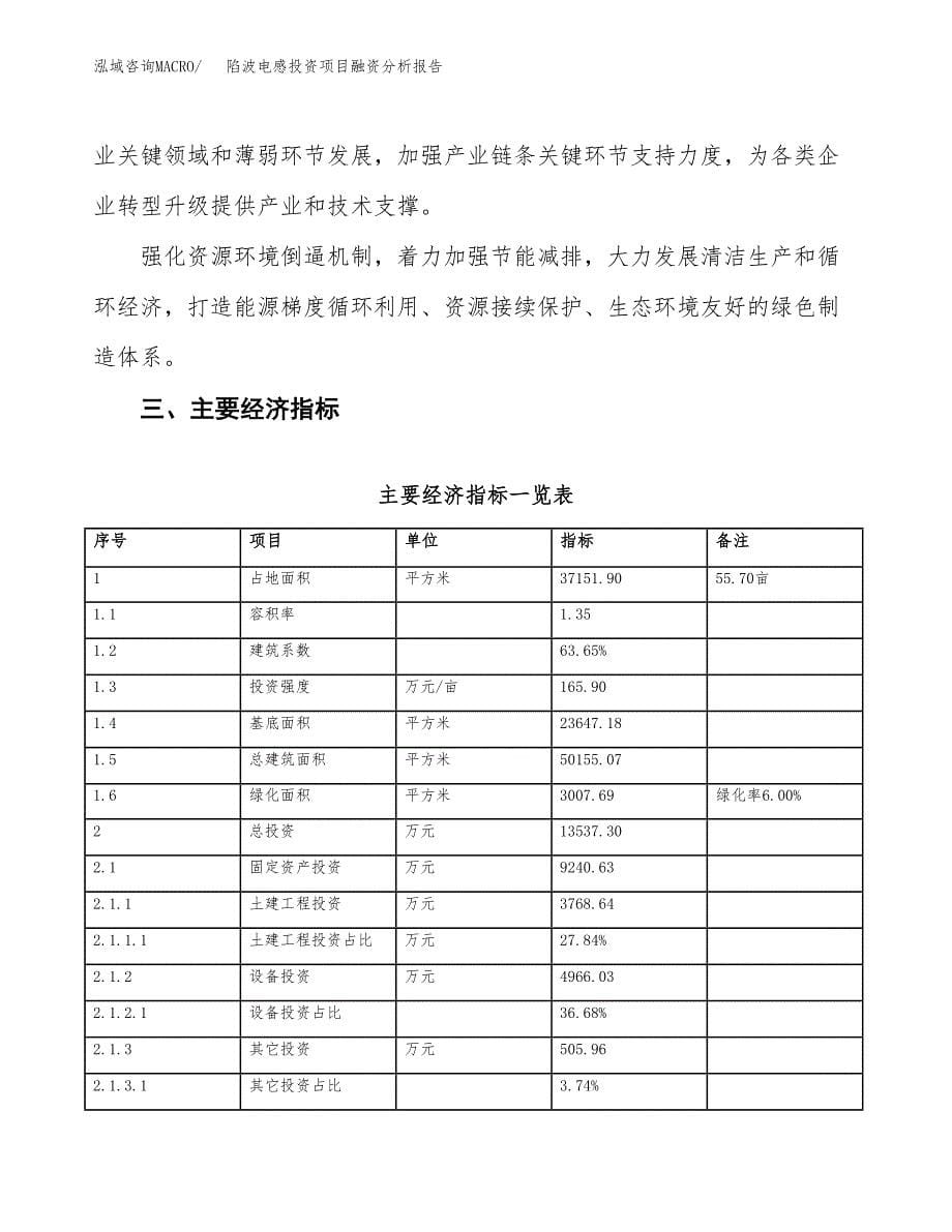 陷波电感投资项目融资分析报告.docx_第5页