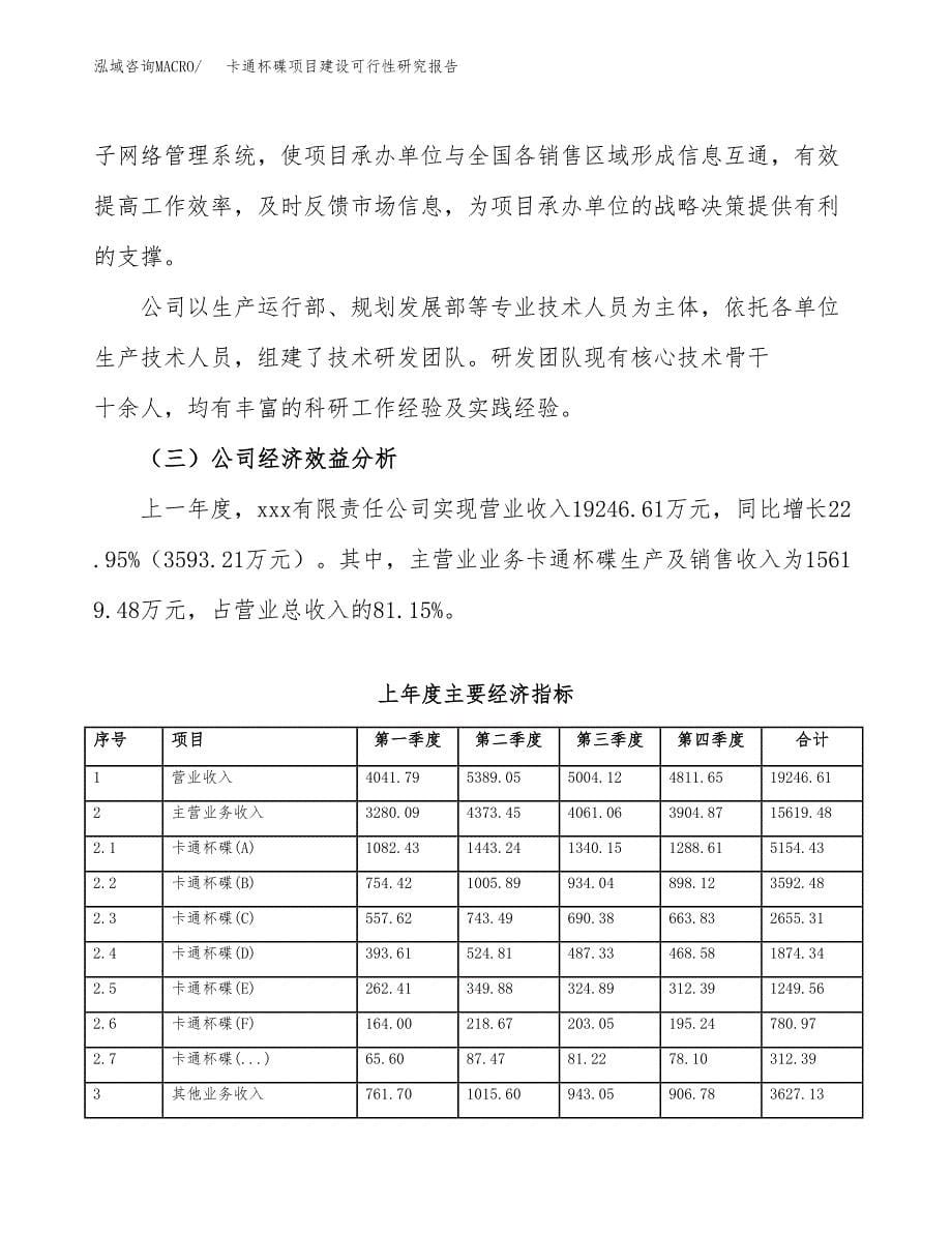 卡通杯碟项目建设可行性研究报告.docx_第5页