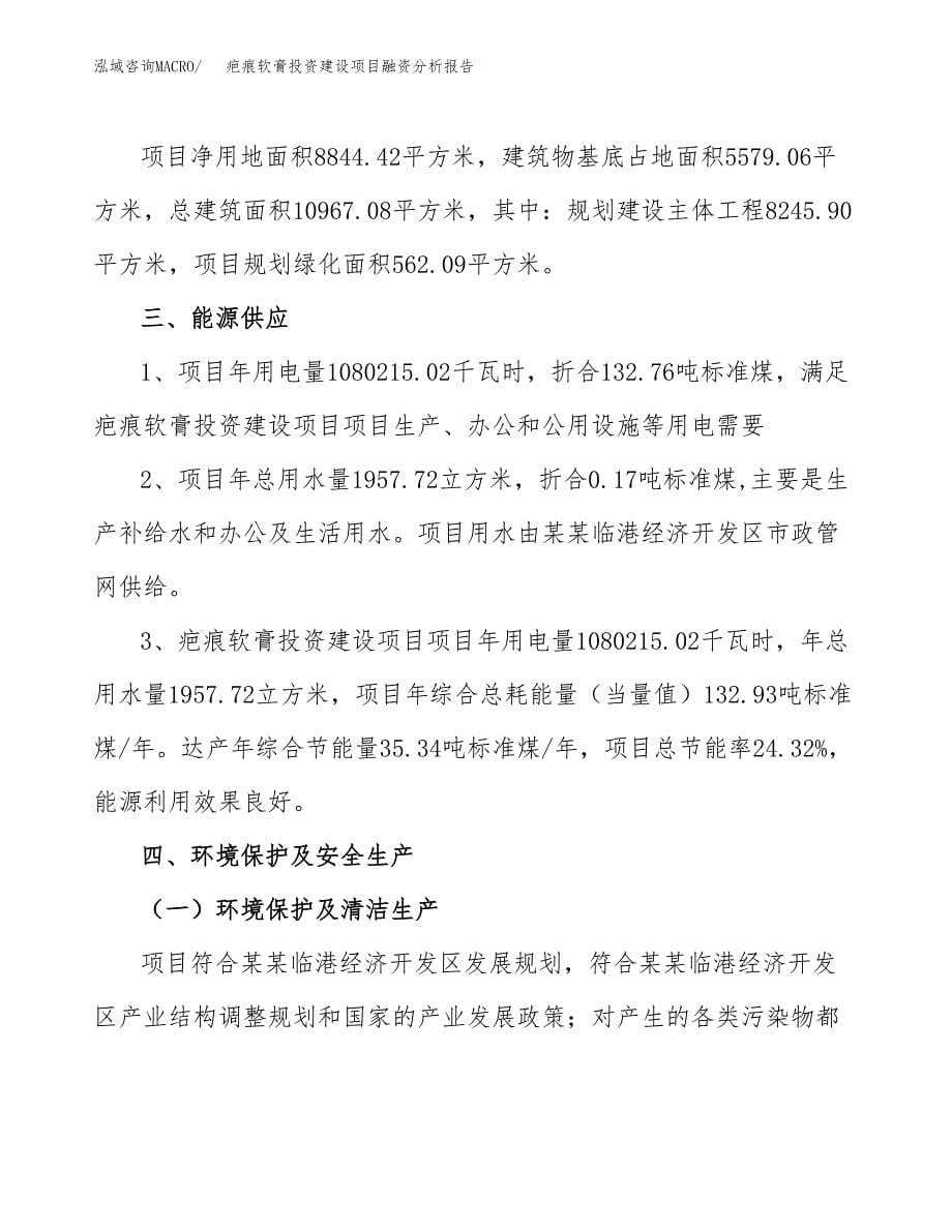 疤痕软膏投资建设项目融资分析报告.docx_第5页