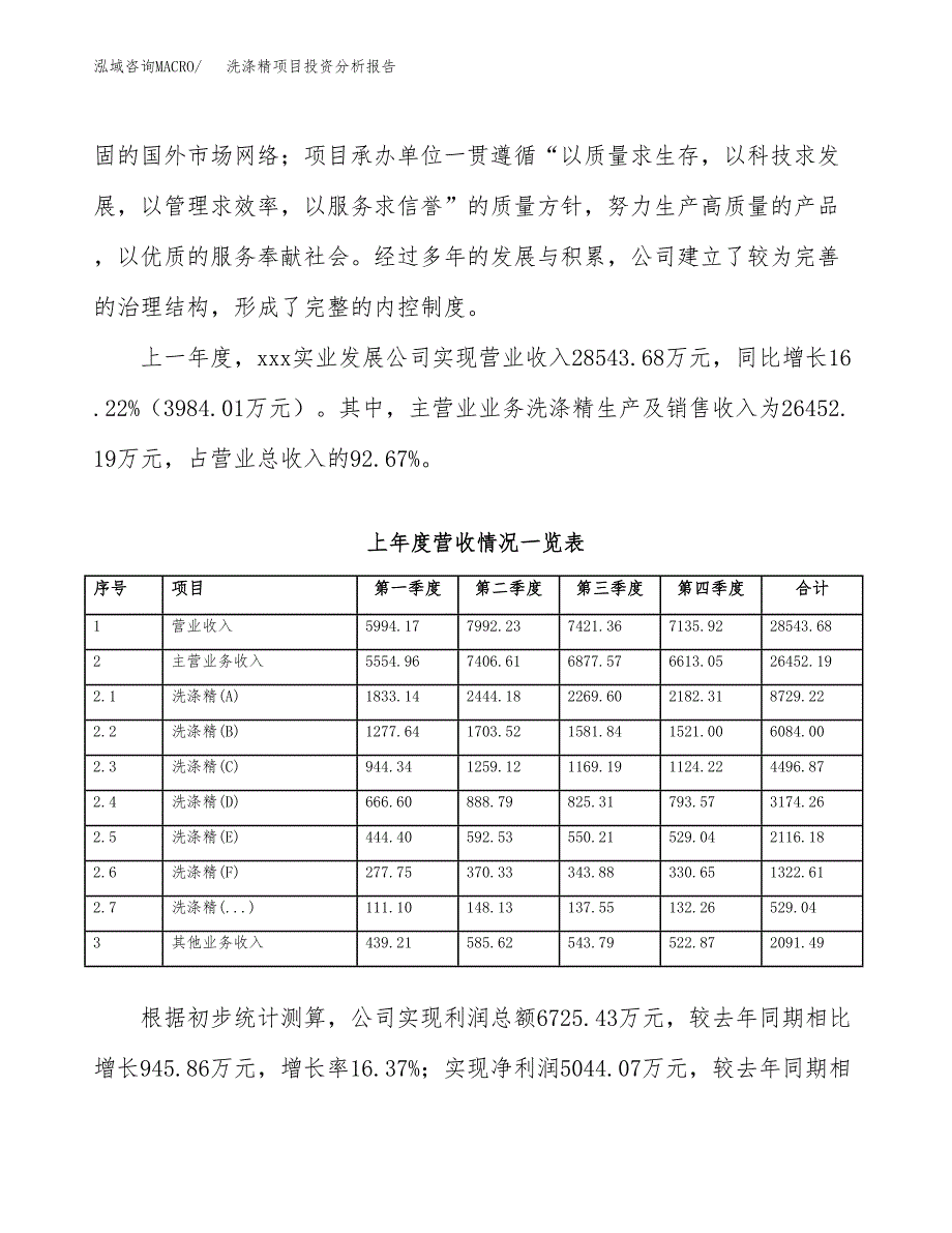 洗涤精项目投资分析报告（总投资19000万元）（82亩）_第3页