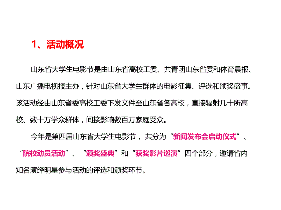 山东省第四届大学生电影节11.28 完整招商版._第4页