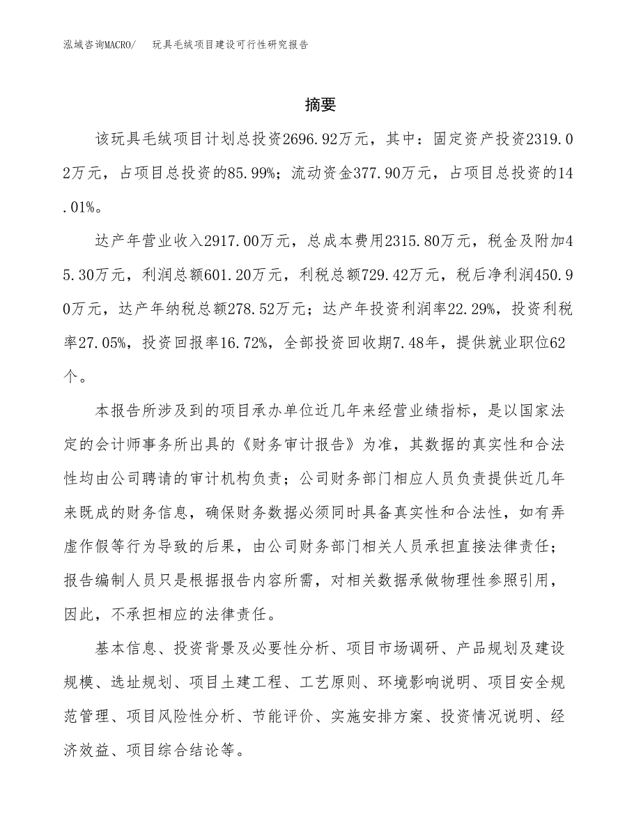 玩具毛绒项目建设可行性研究报告.docx_第2页