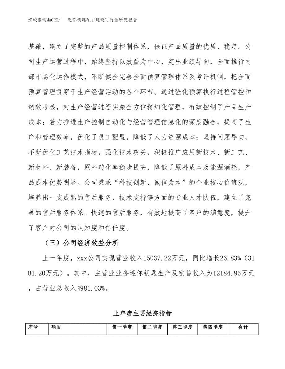 迷你钥匙项目建设可行性研究报告.docx_第5页