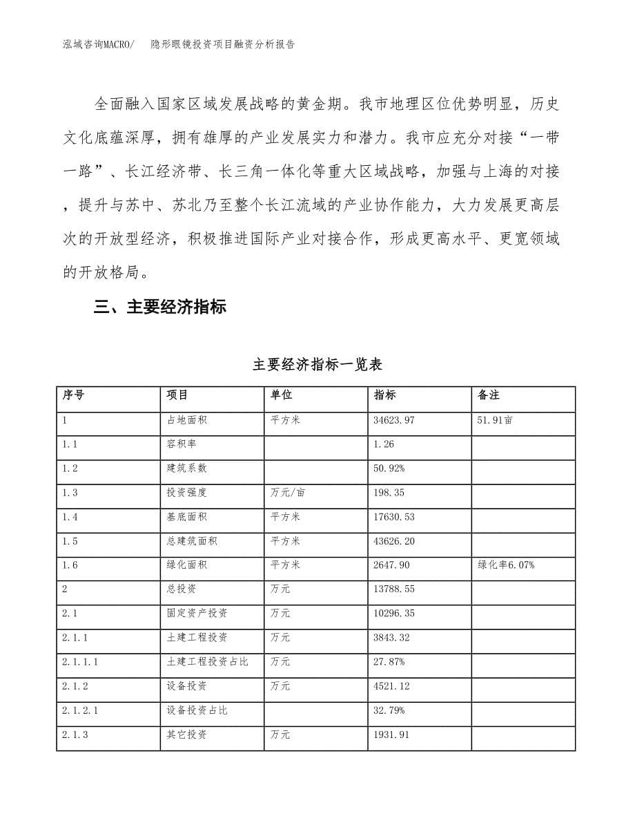 隐形眼镜投资项目融资分析报告.docx_第5页