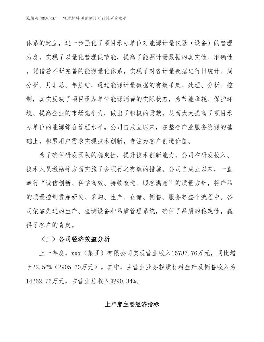 轻质材料项目建设可行性研究报告.docx_第5页