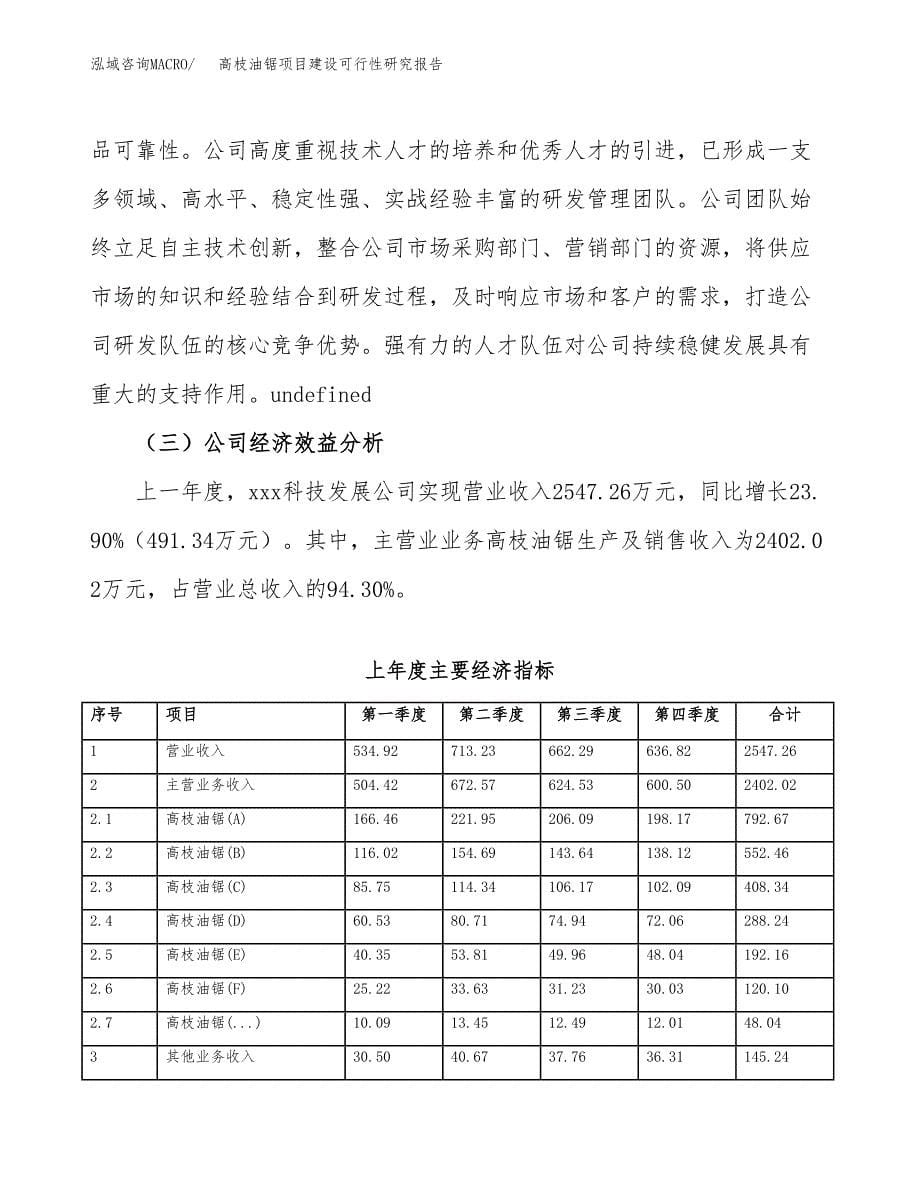 高枝油锯项目建设可行性研究报告.docx_第5页