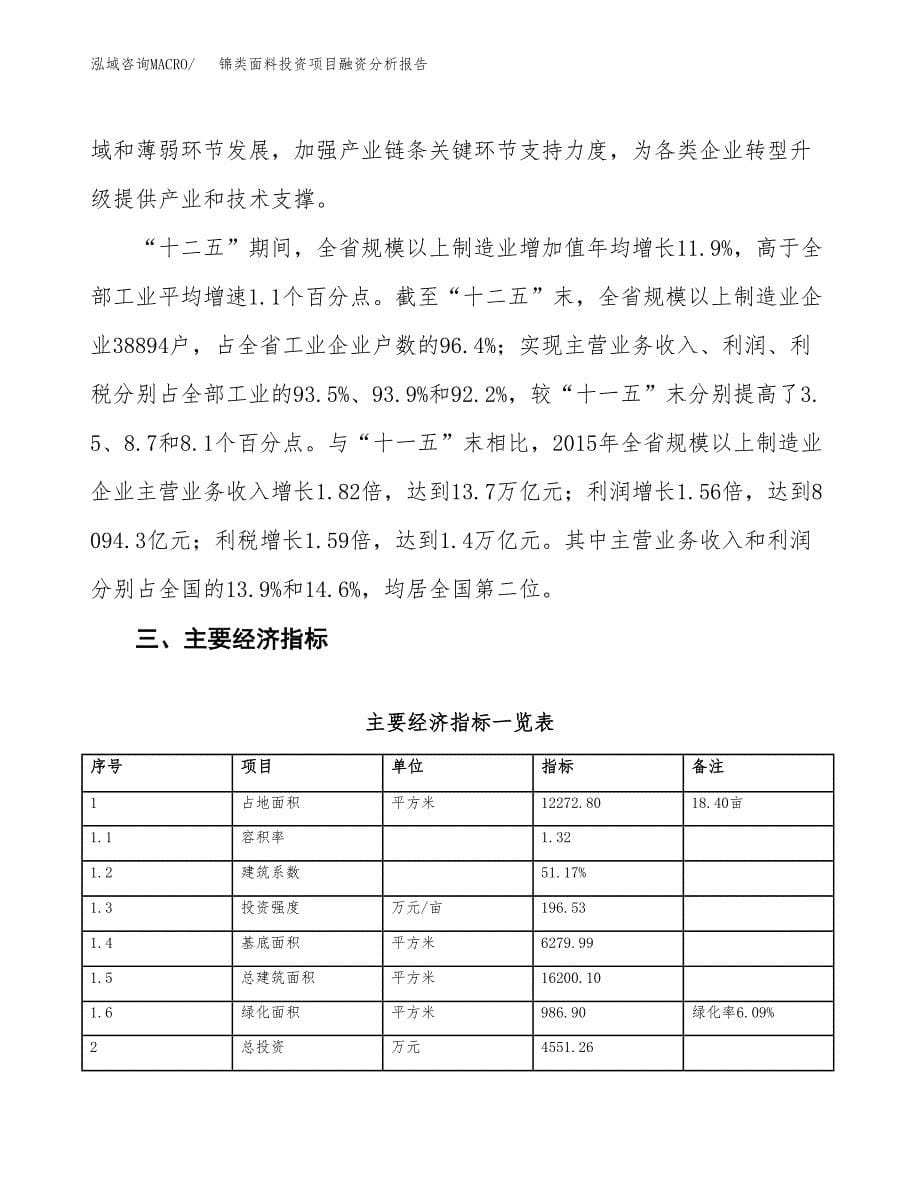 锦类面料投资项目融资分析报告.docx_第5页