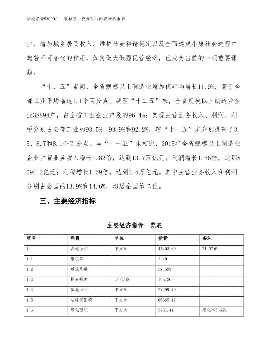 缎档茶巾投资项目融资分析报告.docx_第5页