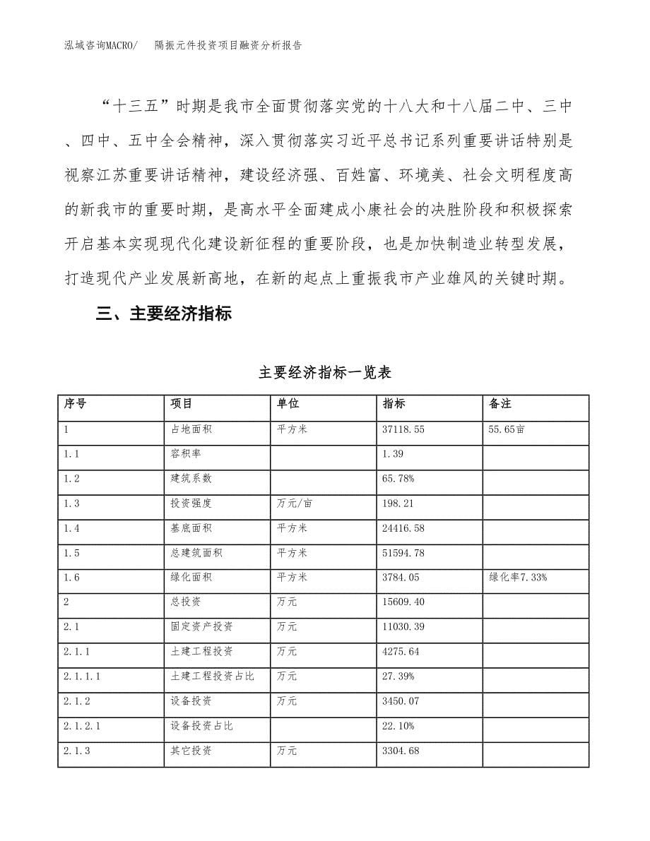 隔振元件投资项目融资分析报告.docx_第5页