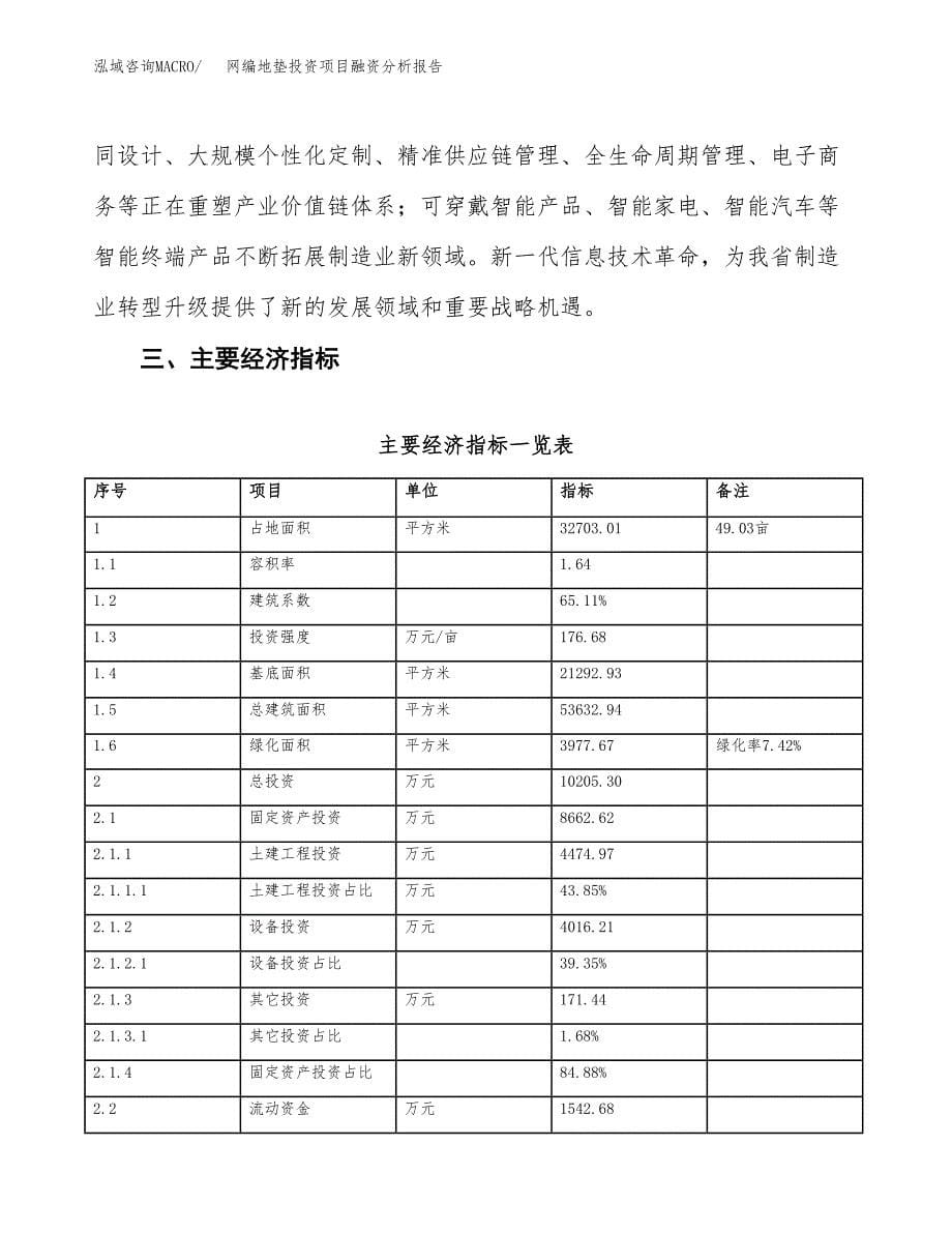 网编地垫投资项目融资分析报告.docx_第5页