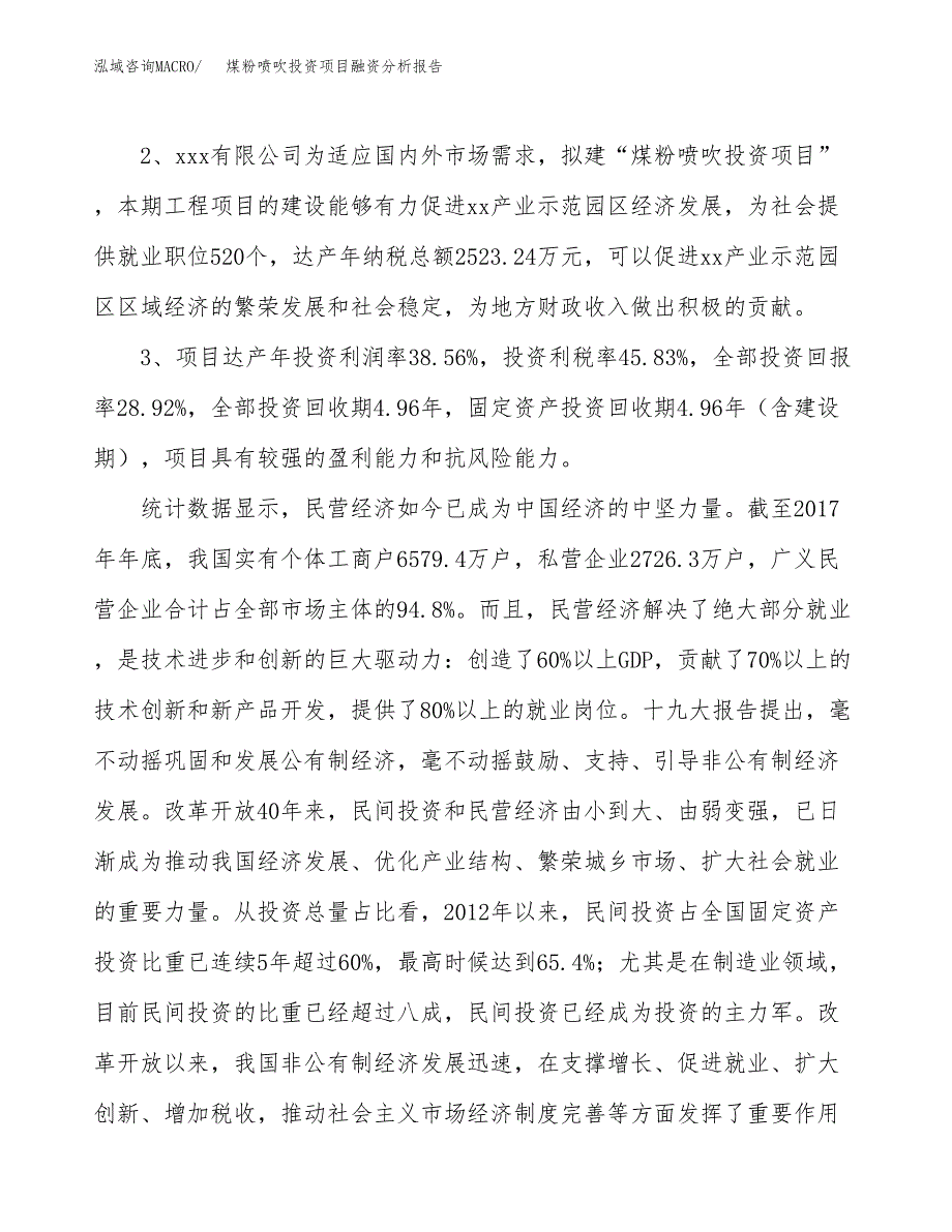 煤粉喷吹投资项目融资分析报告.docx_第4页