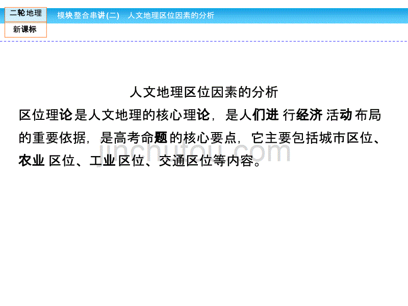 模块整合串讲2 人文地理区位因素的分析._第2页