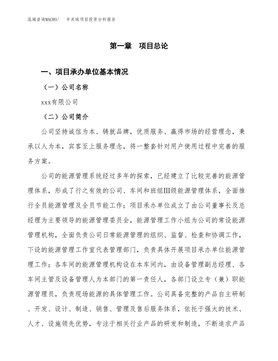 羊羔绒项目投资分析报告（总投资18000万元）（74亩）_第2页