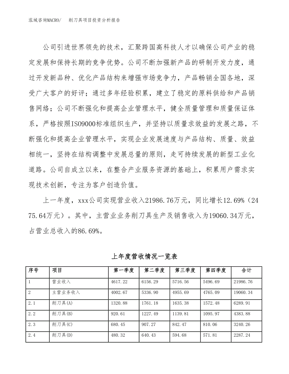 削刀具项目投资分析报告（总投资17000万元）（68亩）_第3页