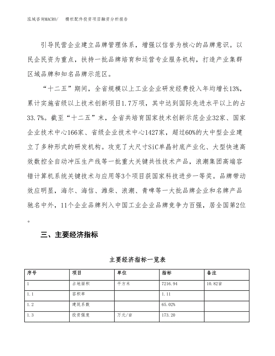 栅栏配件投资项目融资分析报告.docx_第4页