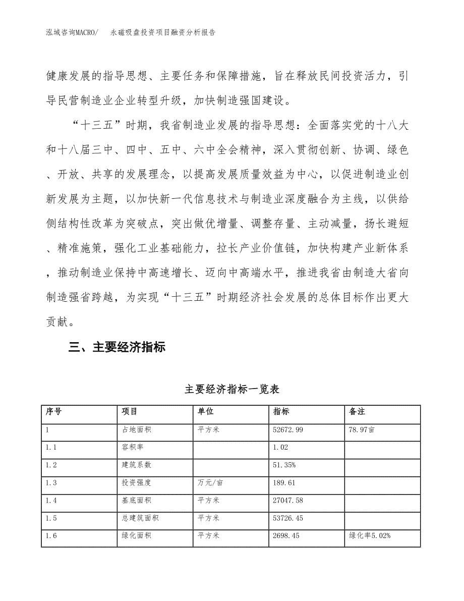 永磁吸盘投资项目融资分析报告.docx_第5页