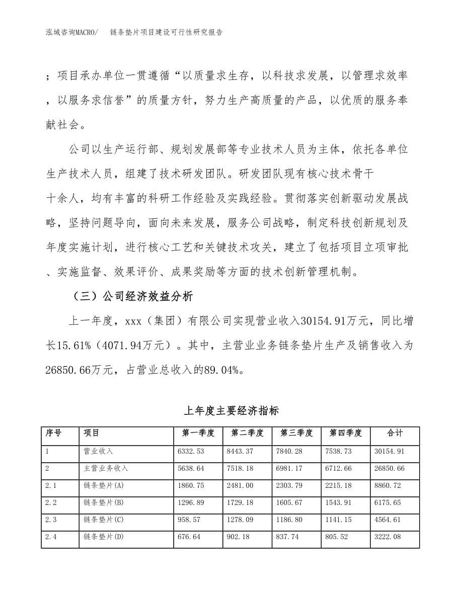 链条垫片项目建设可行性研究报告.docx_第5页