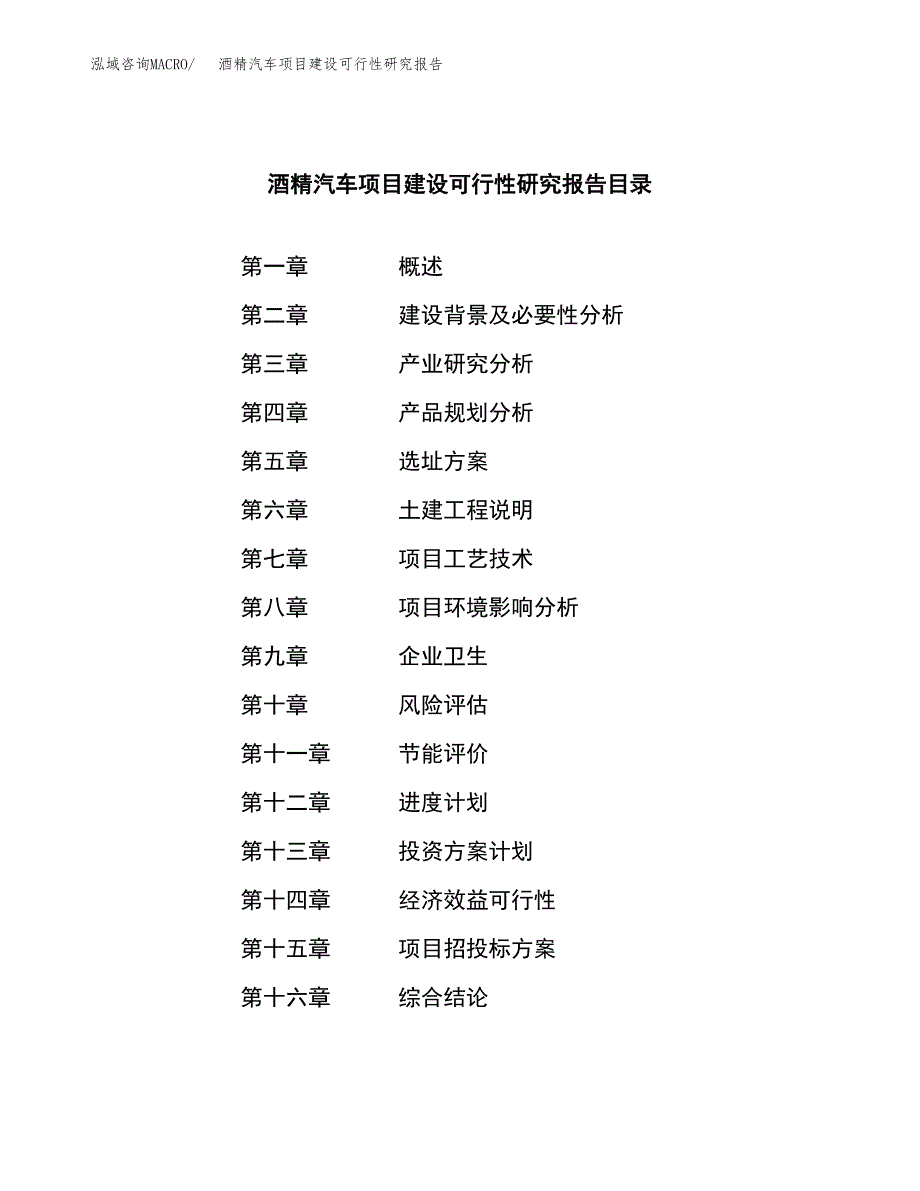 酒精汽车项目建设可行性研究报告.docx_第4页