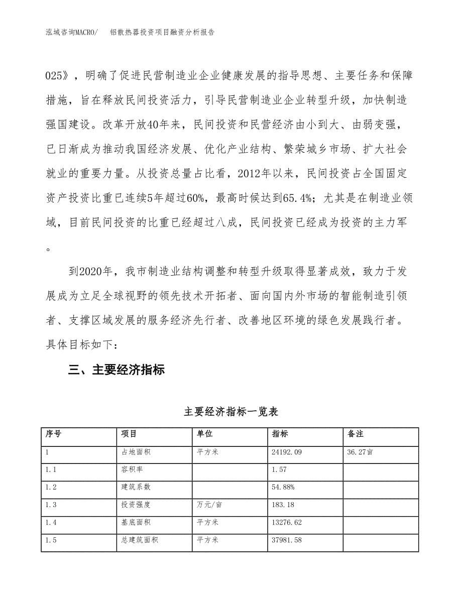 铝散热器投资项目融资分析报告.docx_第5页